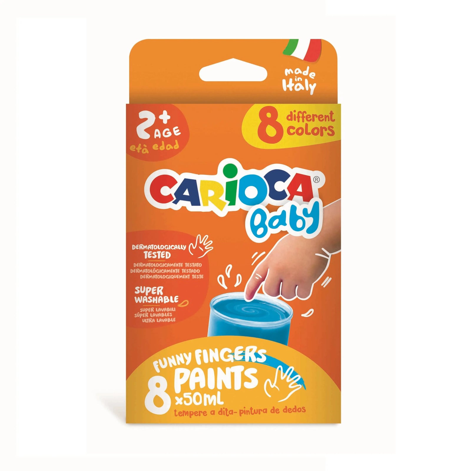 43174_CARIOCA  BABY Finger Paints 8x50ml
