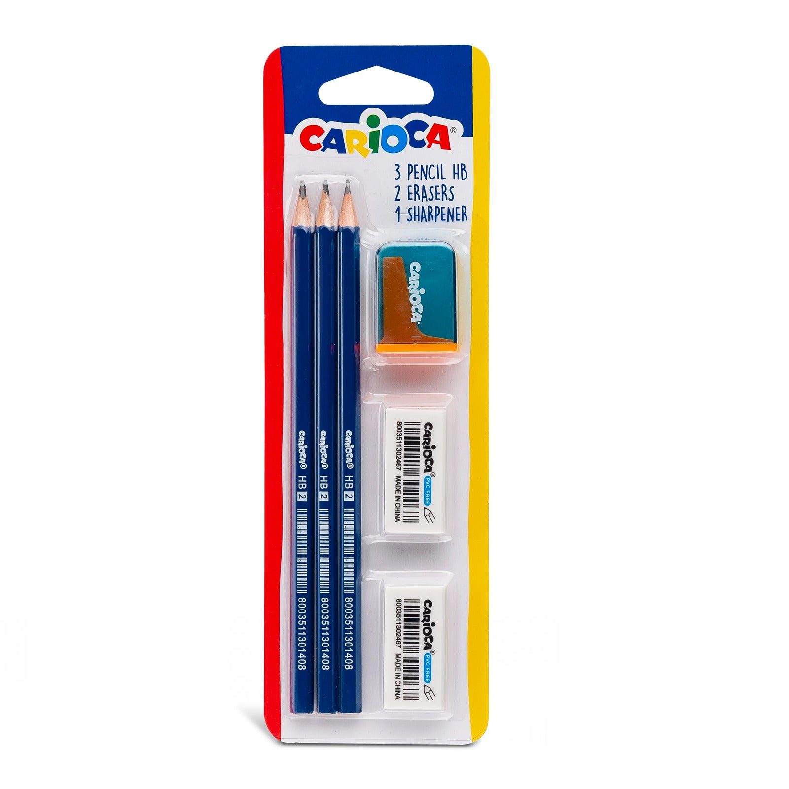 43287_CARIOCA_School Set_Blister_6pcs
