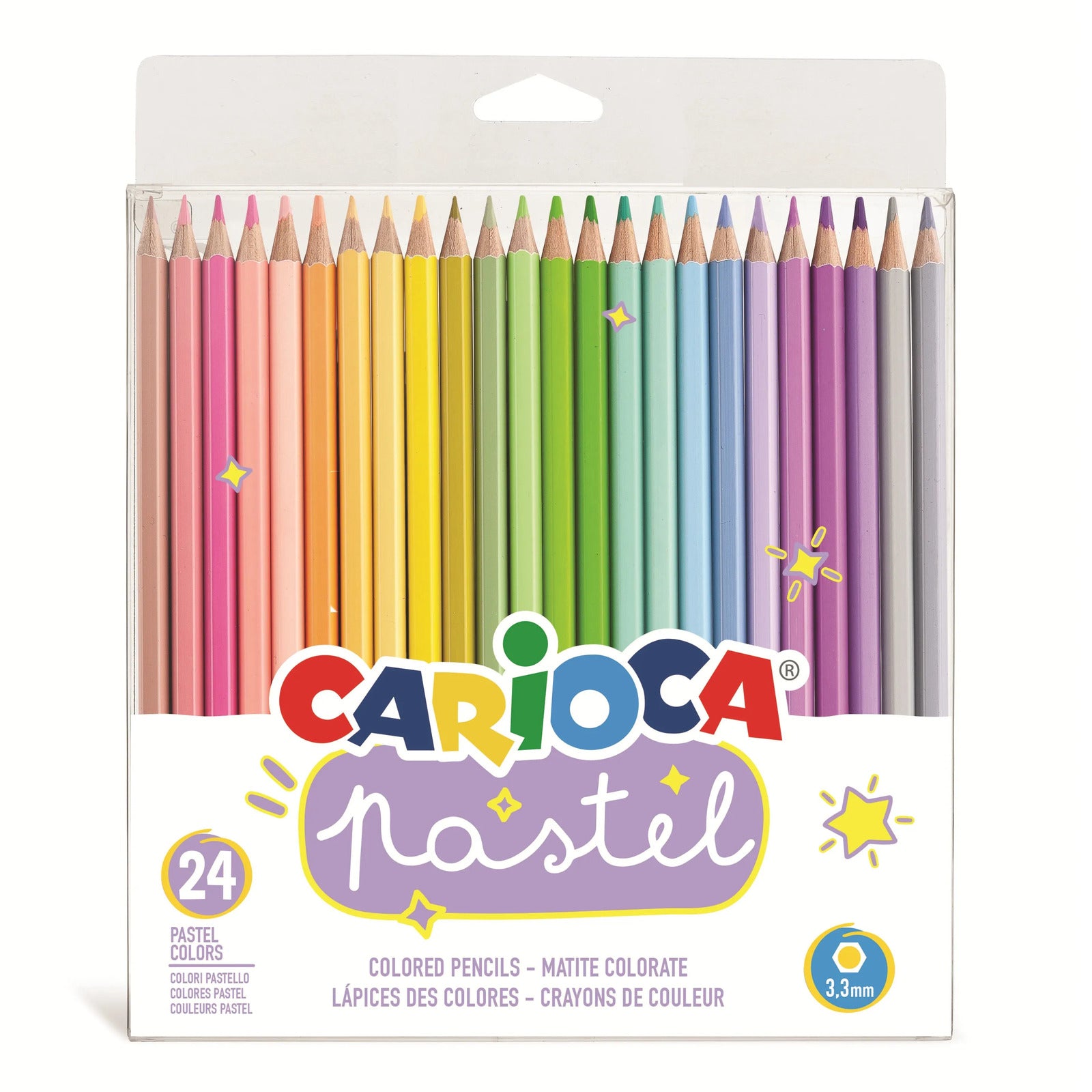 43310_CARIOCA_Pastel Colored Pencils_Box_24 pcs