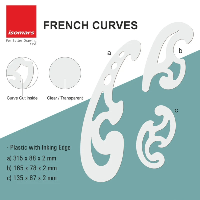 French Curves (Set of 3) (1)
