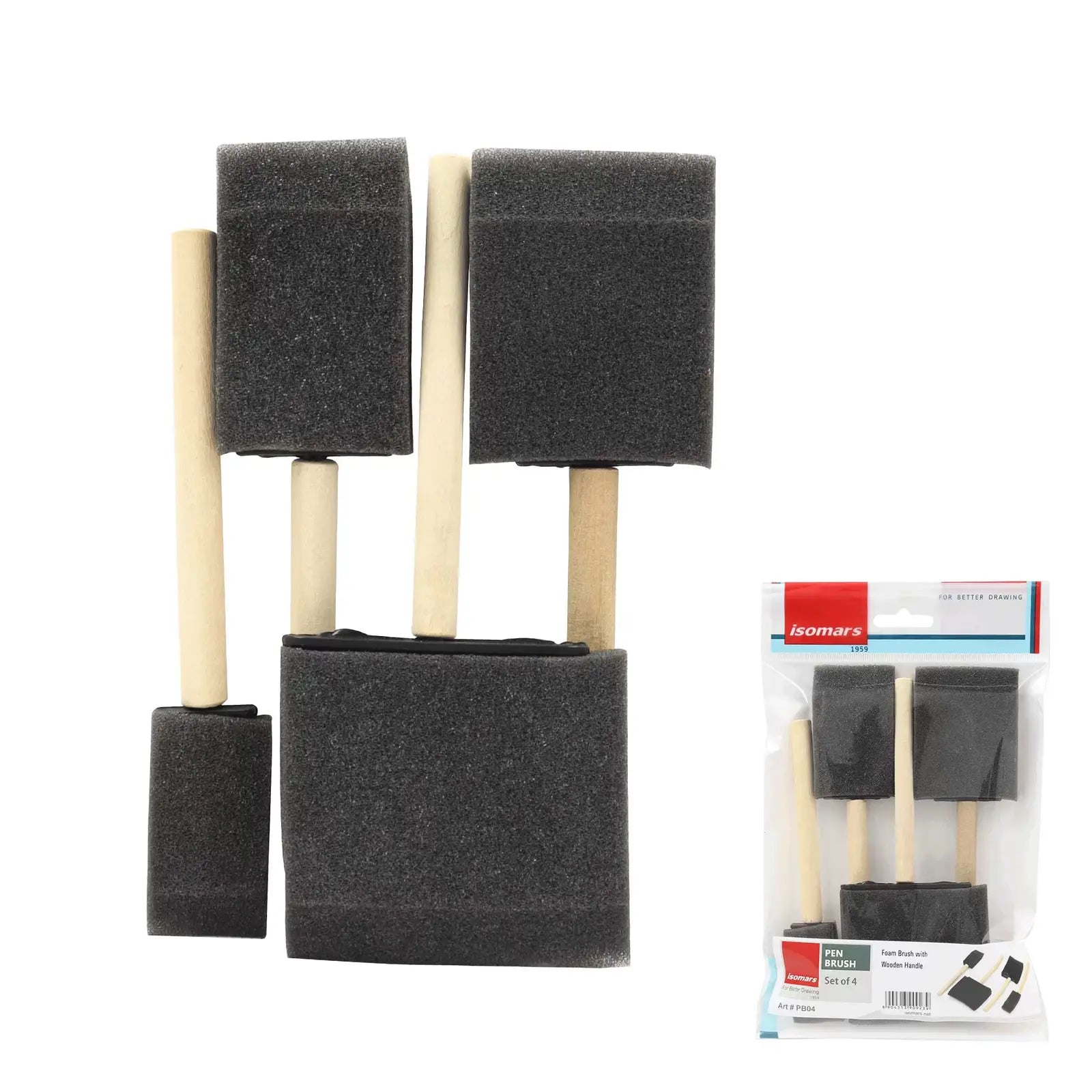 Pen-brush–Foam-Brush