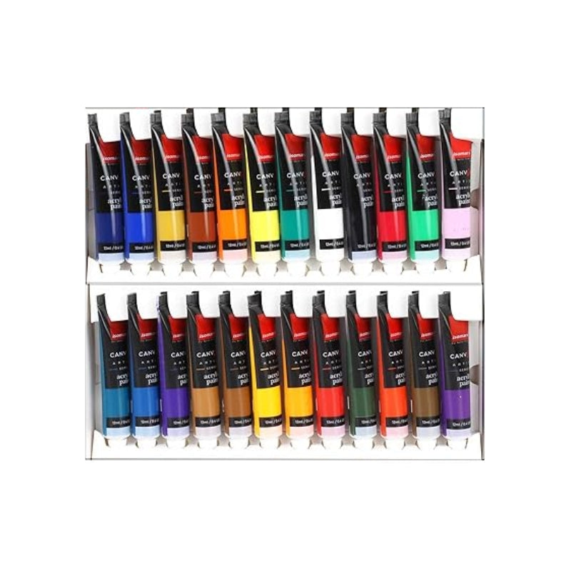 ISOMARS ACRYLIC CANVAA ARTIST SET OF 24PCS 12ML (1)