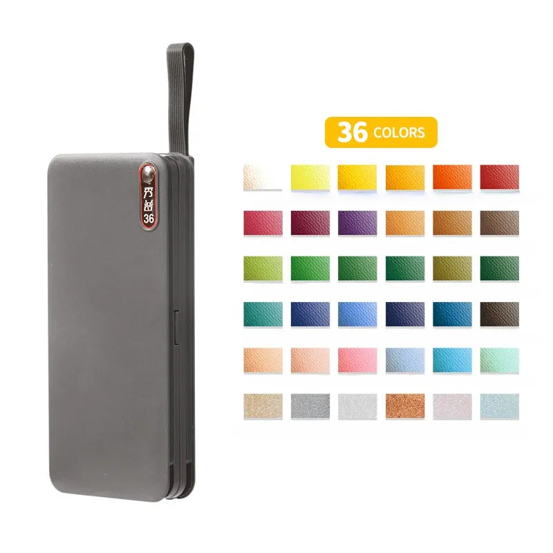 SUPERIOR Solid Watercolor Paints Professional Set
