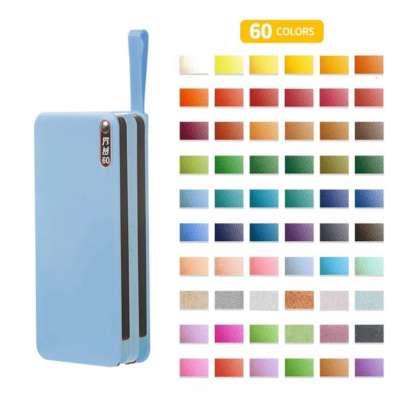 SUPERIOR SOLID WATERCOLOR PAINTS PROFESSIONAL SET 60