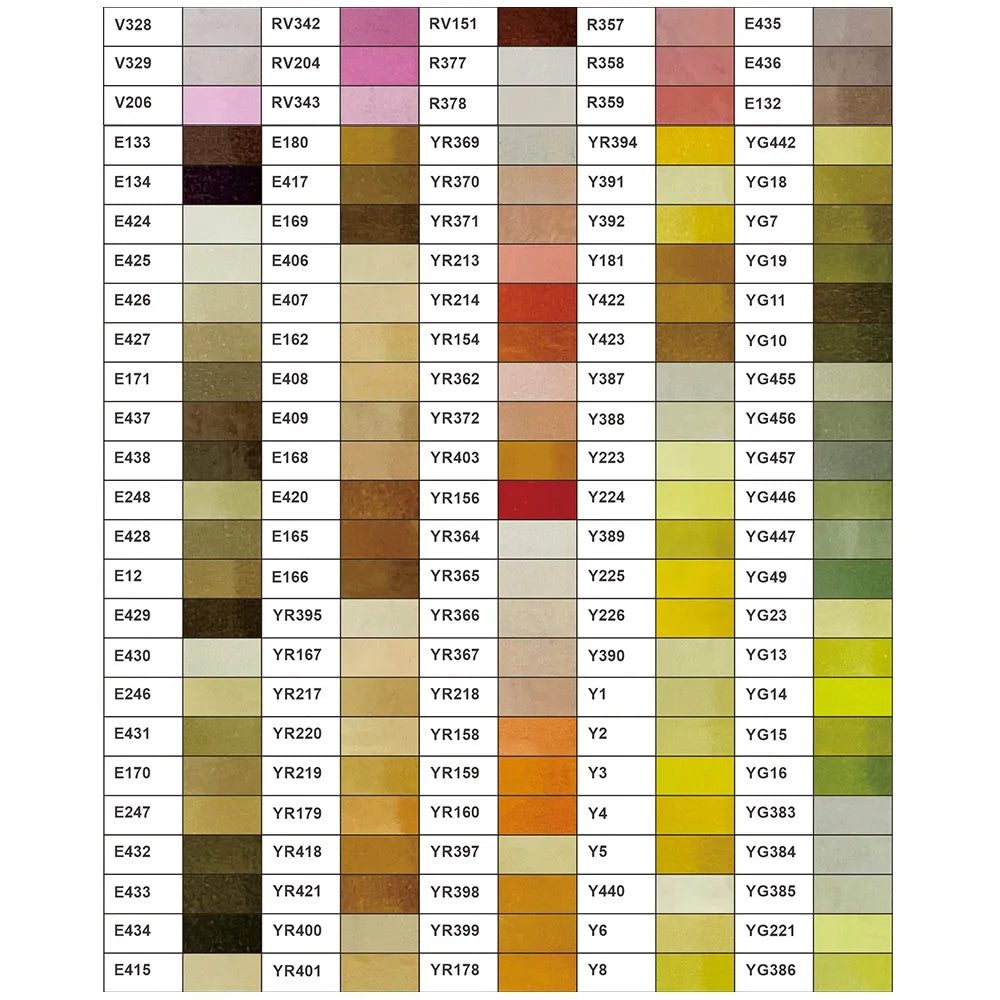Color chart 2