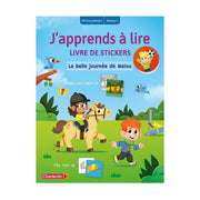 J’apprends à lire livre de stickers – La belle journée de Malou