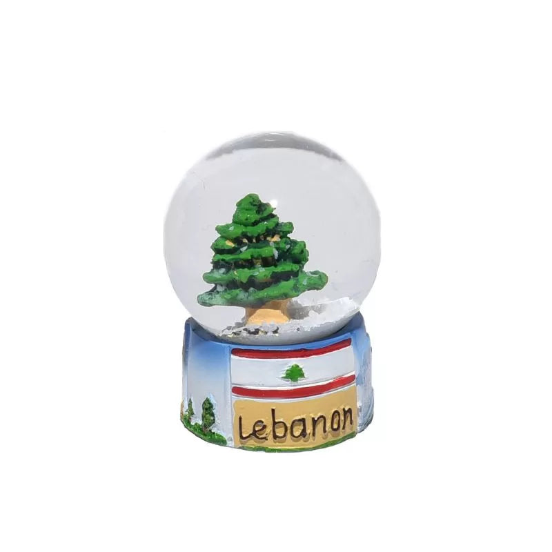 Snowglobe 45mm Cedar tree – 9140