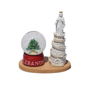 Statue Harissa With snowglobe cedar – 9251