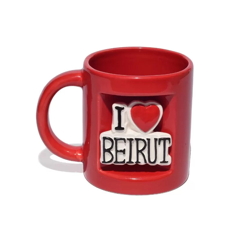 Mug 3d I love Beirut Red – 6103R