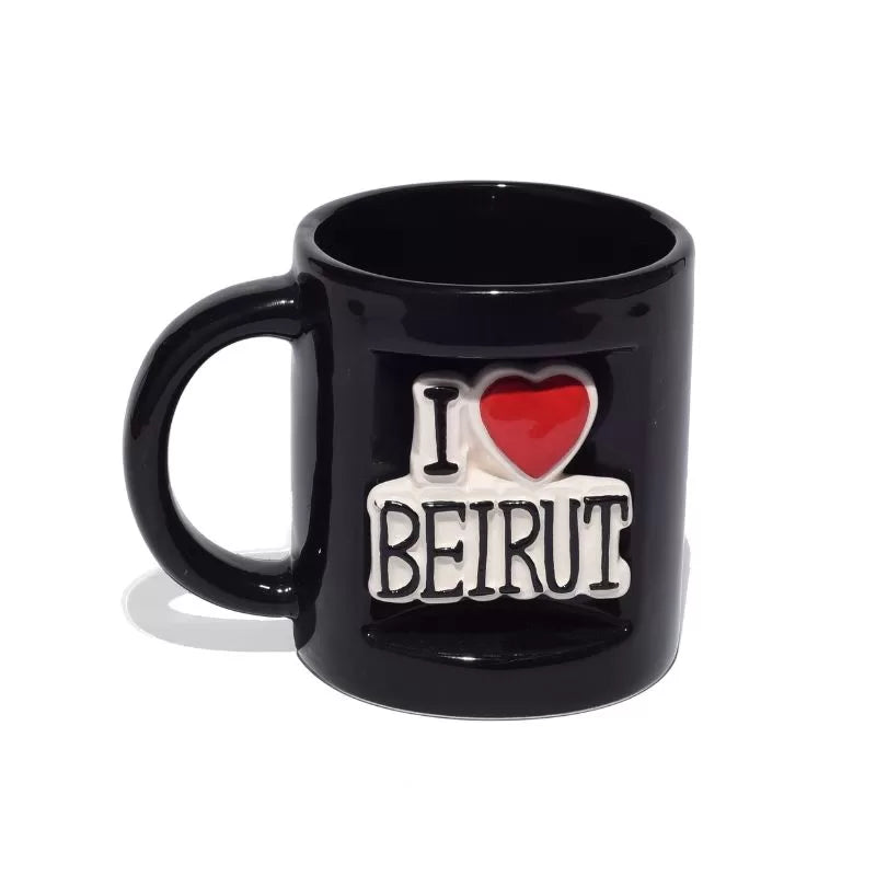 Mug 3d I love Beirut Black – 6103B