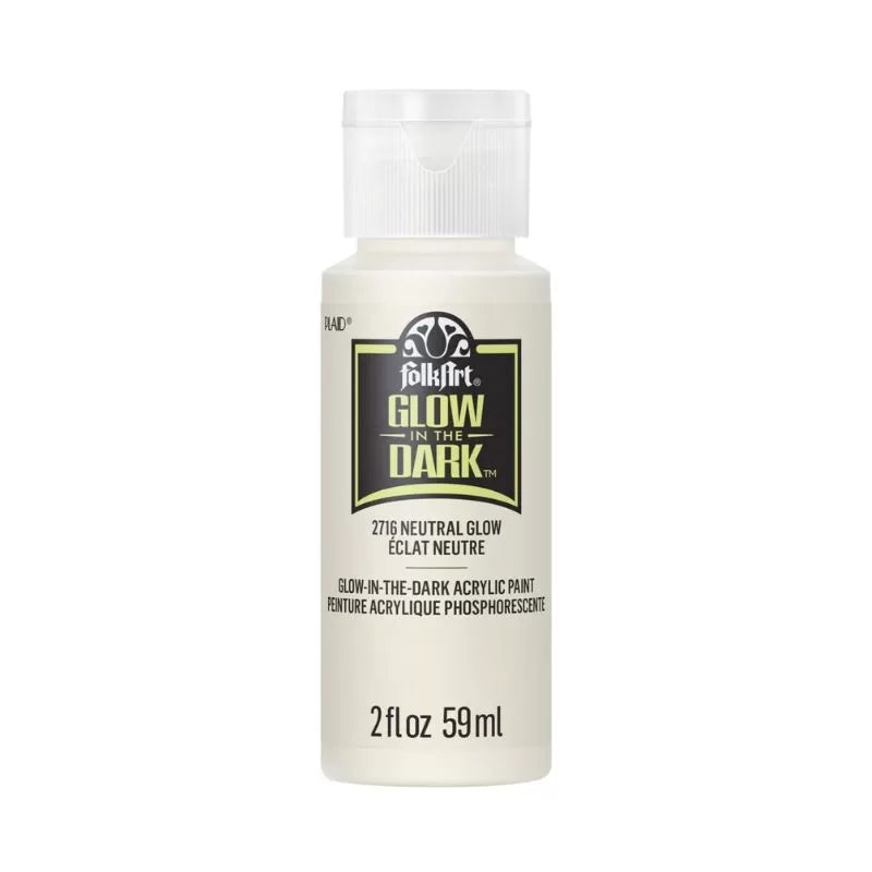 FolkArt Glow in the Dark Acrylic Colors 2oz