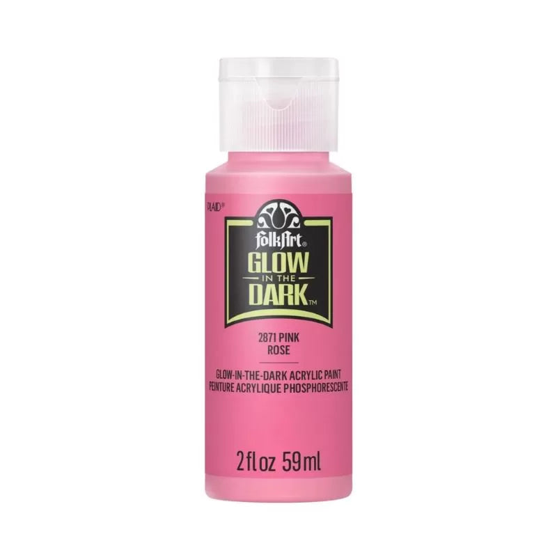 FolkArt Glow in the Dark Acrylic Colors 2oz
