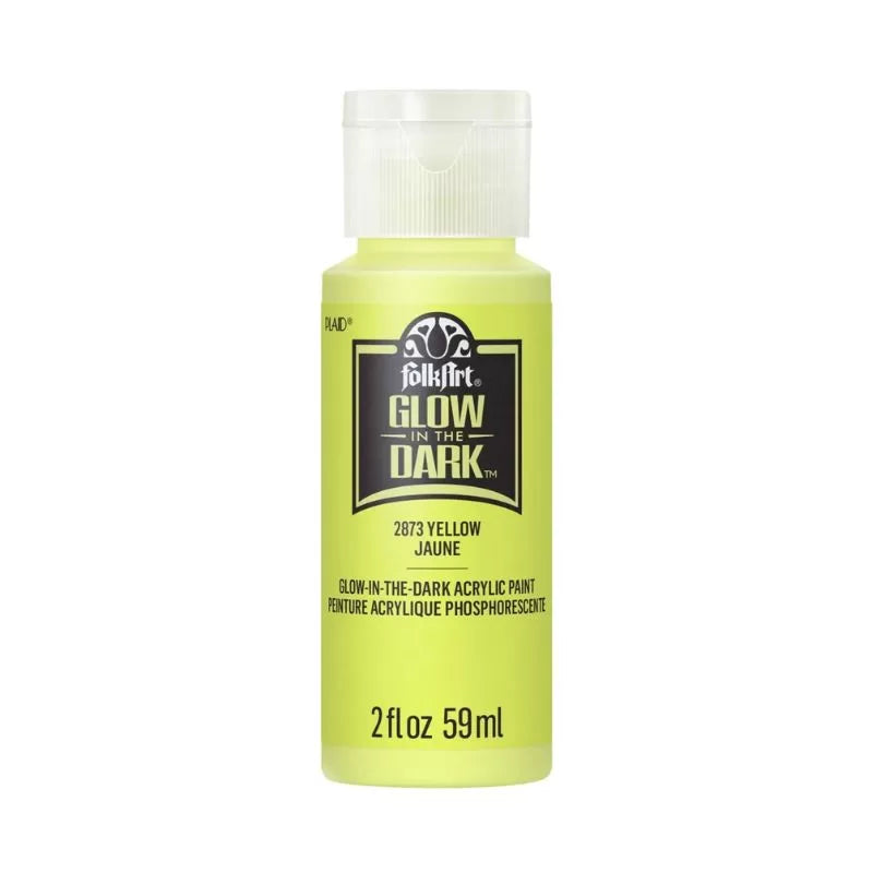 FolkArt Glow in the Dark Acrylic Colors 2oz
