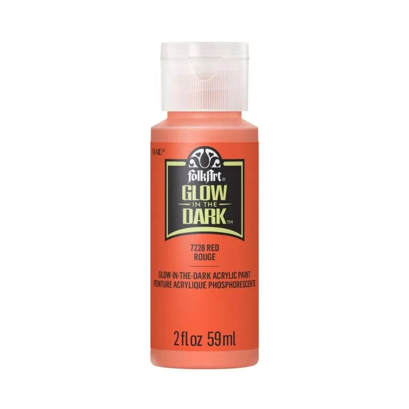 FolkArt Glow in the Dark Acrylic Colors 2oz