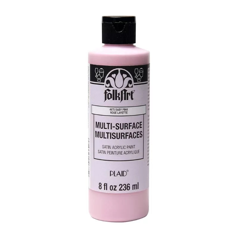 FolkArt Multi-Surface Satin Acrylic Paints 8oz