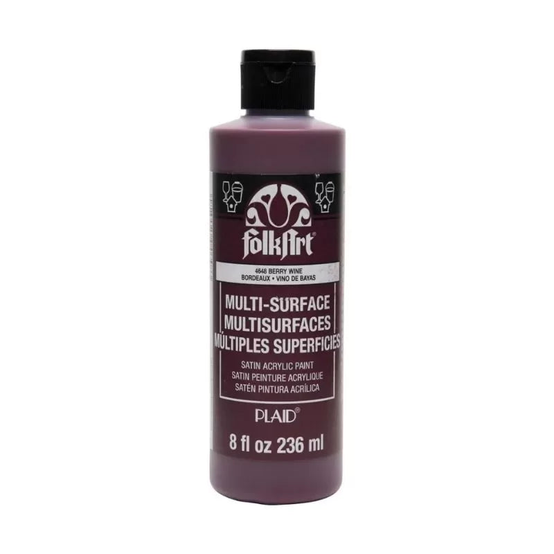 FolkArt Multi-Surface Satin Acrylic Paints 8oz