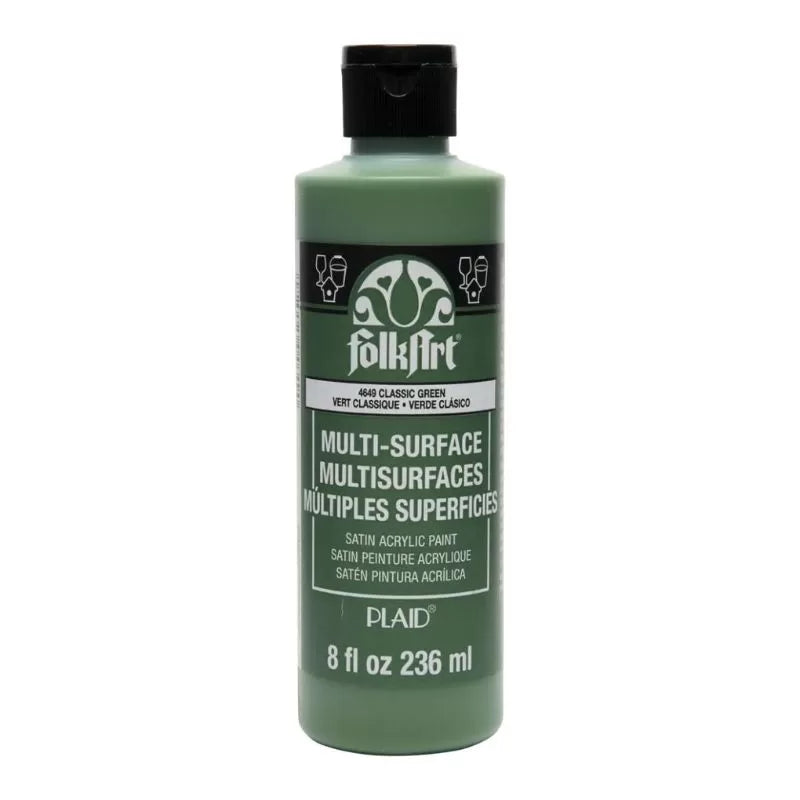 FolkArt Multi-Surface Satin Acrylic Paints 8oz