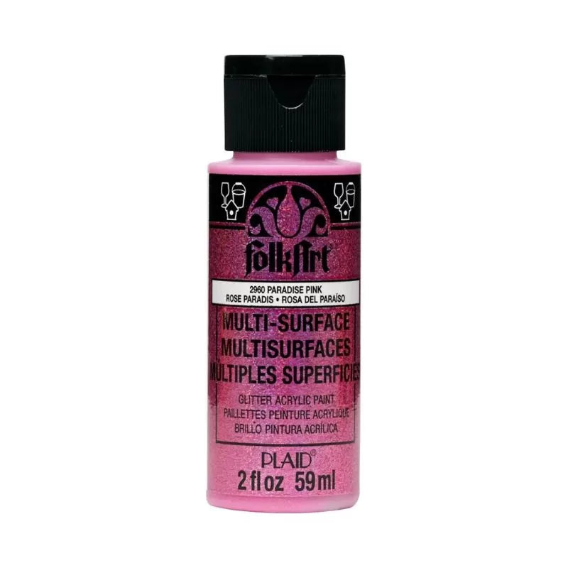FolkArt Multi-Surface Glitter Acrylic Paints 2 oz