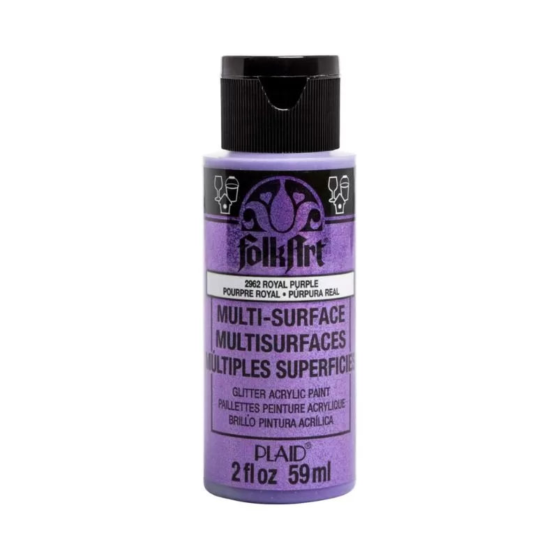 FolkArt Multi-Surface Glitter Acrylic Paints 2 oz