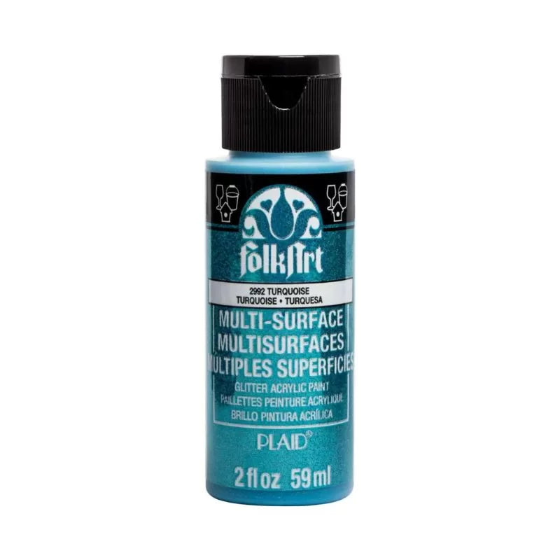 FolkArt Multi-Surface Glitter Acrylic Paints 2 oz