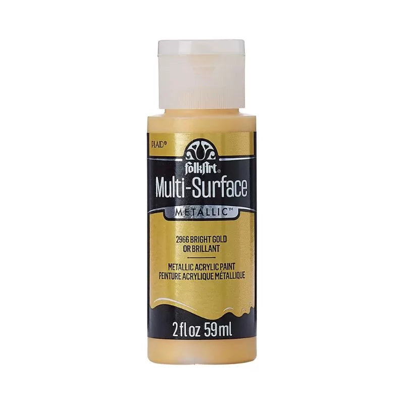 FolkArt Multi-Surface Metallic Acrylic Paints 2 oz