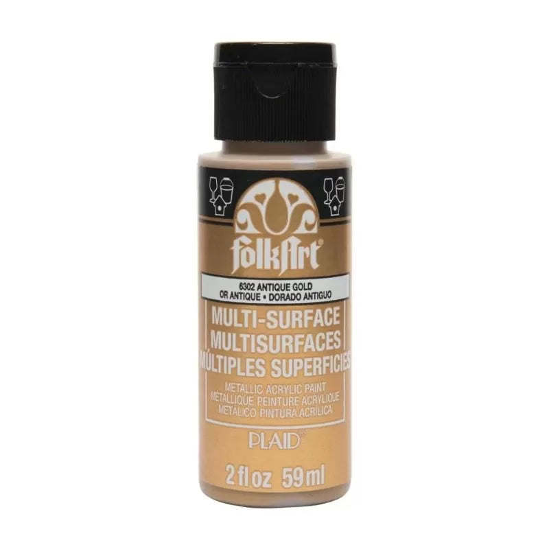 FolkArt Multi-Surface Metallic Acrylic Paints 2 oz