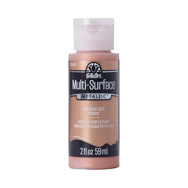 FolkArt Multi-Surface Metallic Acrylic Paints 2 oz