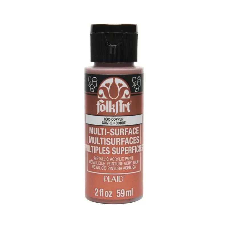 FolkArt Multi-Surface Metallic Acrylic Paints 2 oz