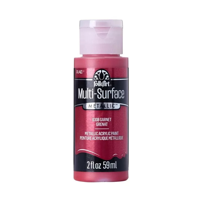 FolkArt Multi-Surface Metallic Acrylic Paints 2 oz