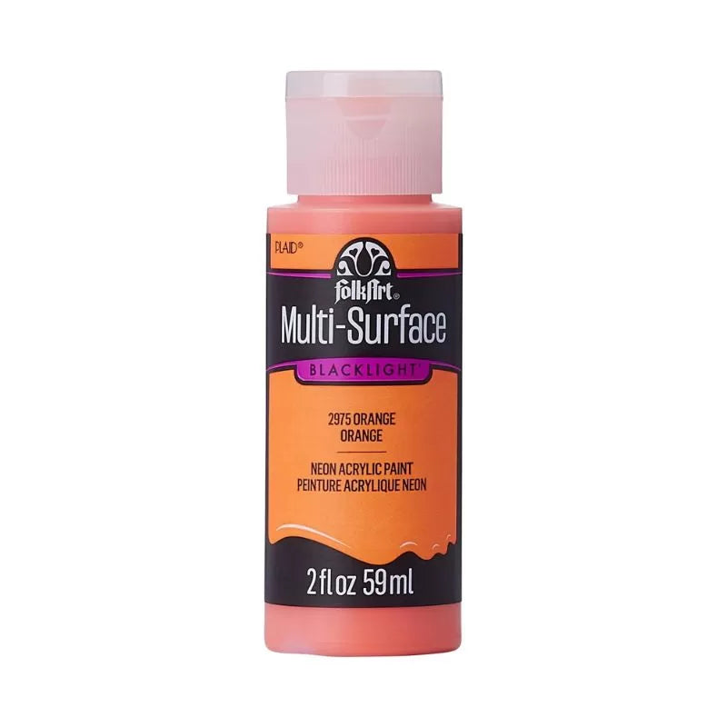 FolkArt Multi-Surface Neon Glow Acrylic Paints 2oz
