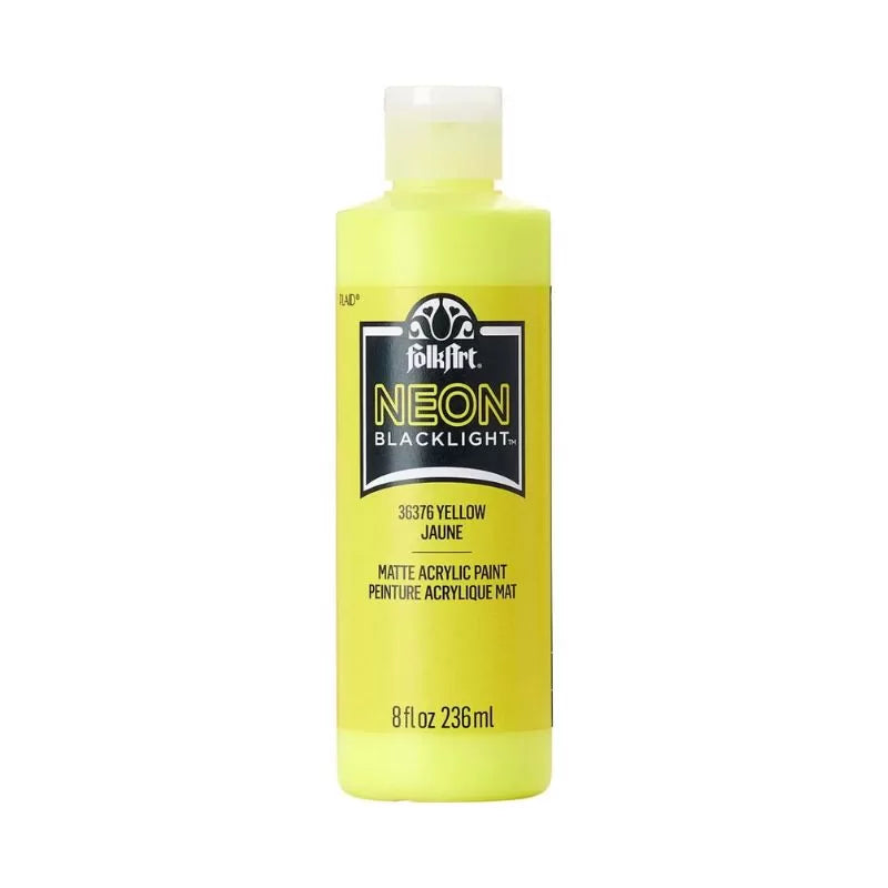 FolkArt Neon Blacklight Colors 8 oz