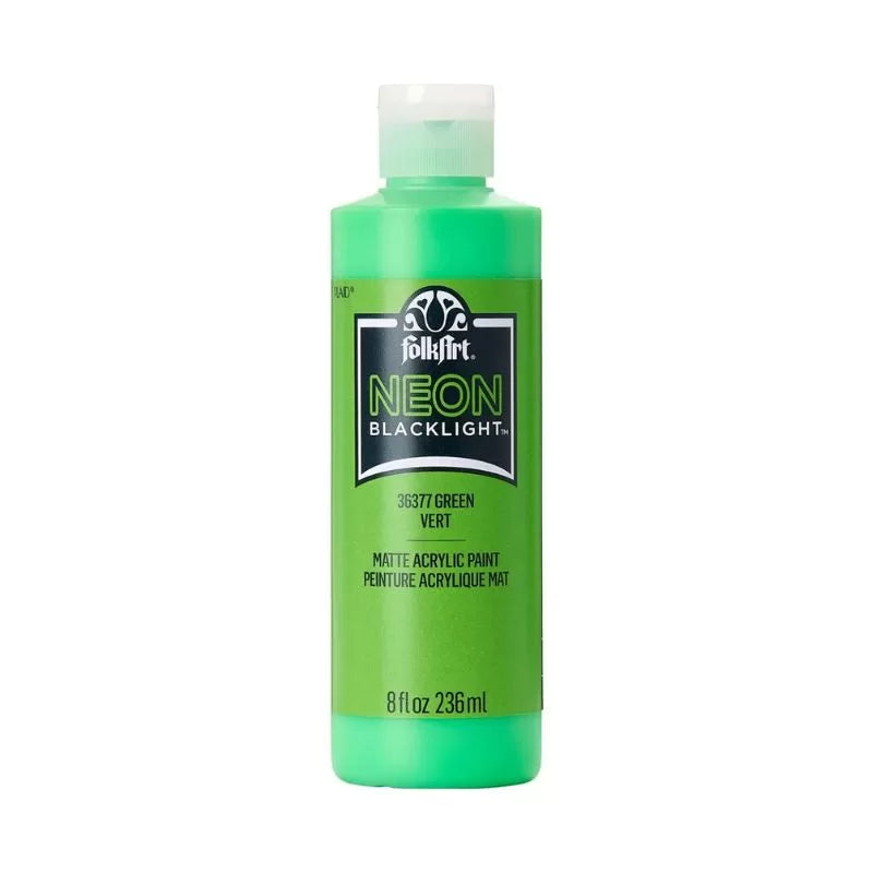 FolkArt Neon Blacklight Colors 8 oz
