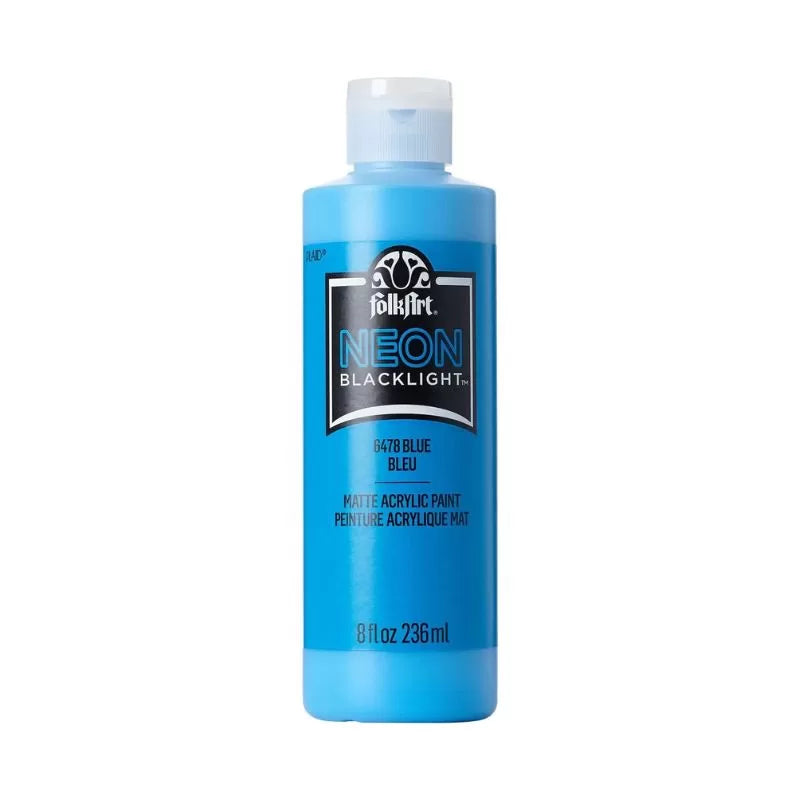 FolkArt Neon Blacklight Colors 8 oz