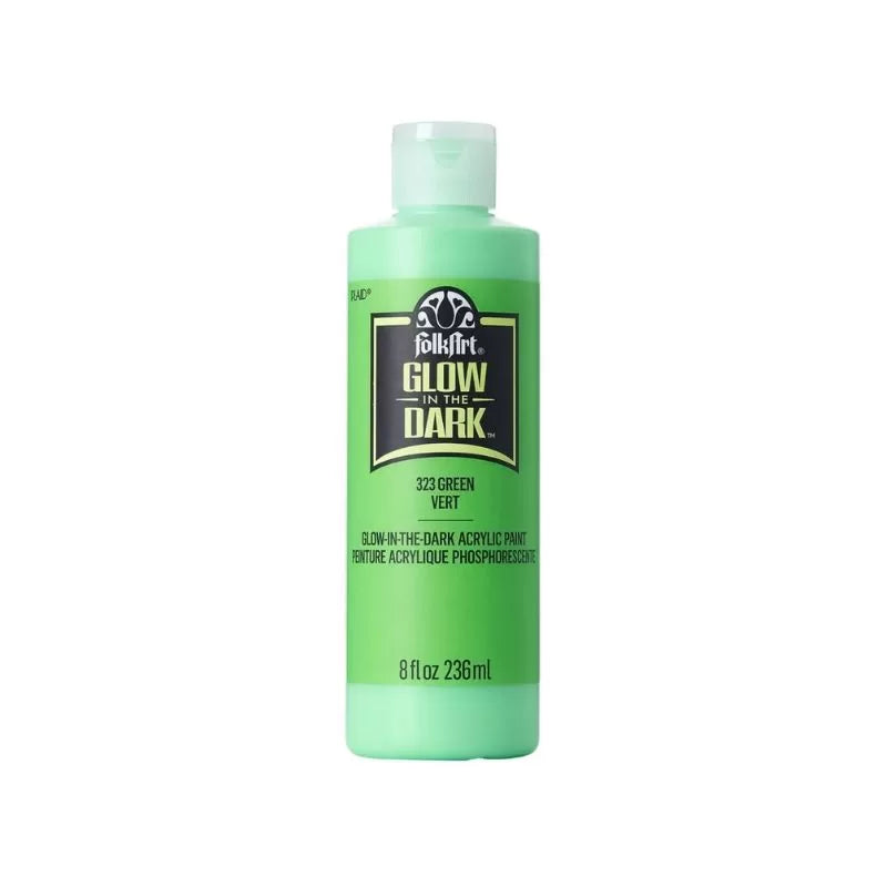 FolkArt Glow in the Dark Acrylic Colors 8 oz