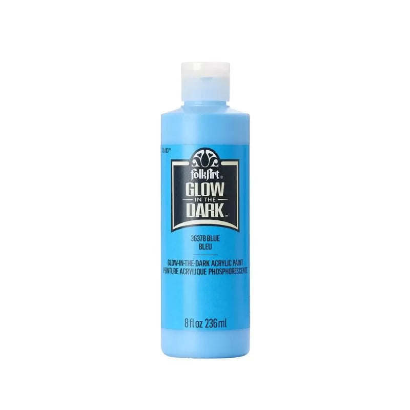 FolkArt Glow in the Dark Acrylic Colors 8 oz
