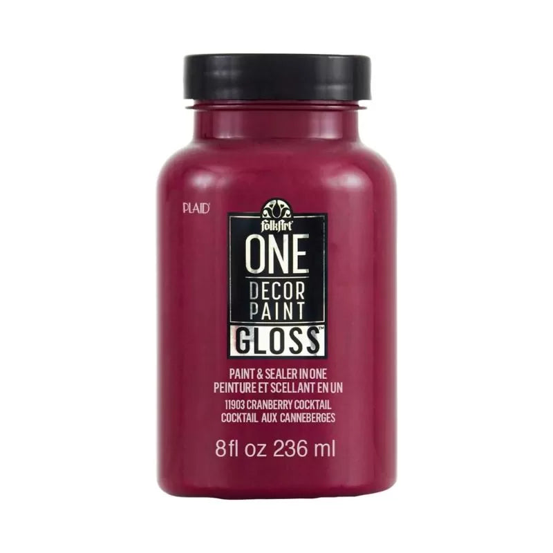 FolkArt One Décor Paint Gloss 8oz