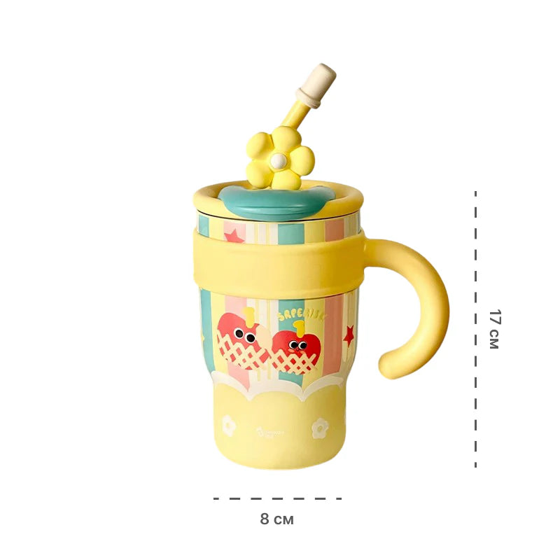 Thermos Cup Stainless Steel 304 700ml With Handle