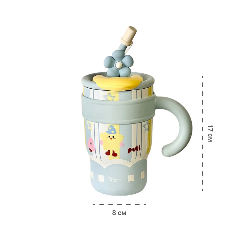 Thermos Cup Stainless Steel 304 700ml With Handle