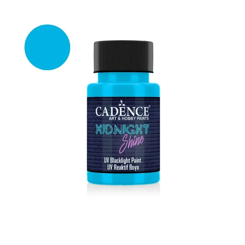 Cadence Midnight Shine UV Paint 50 ML