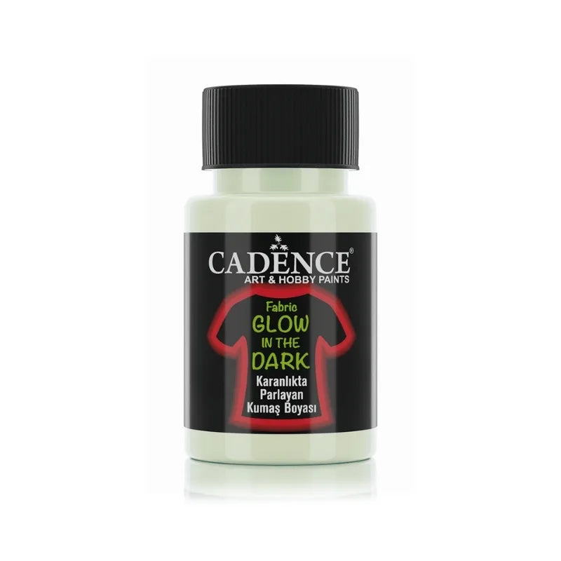 Cadence Glow In The Dark Fabric Paint 50 ML