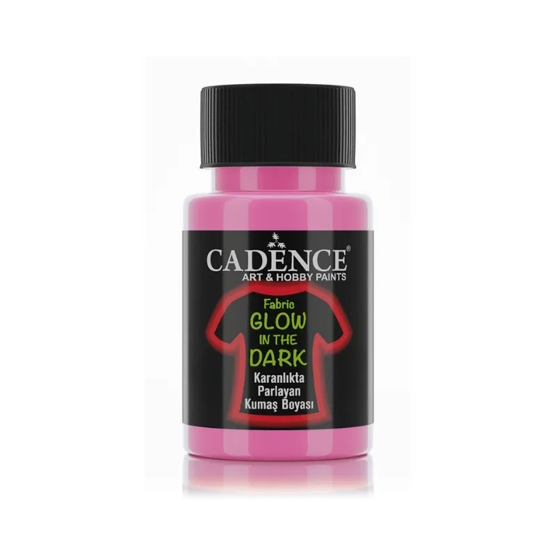 Cadence Glow In The Dark Fabric Paint 50 ML