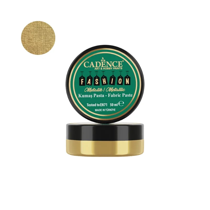 Cadence Fashion Metallic Fabric Relief Paste 50 ML