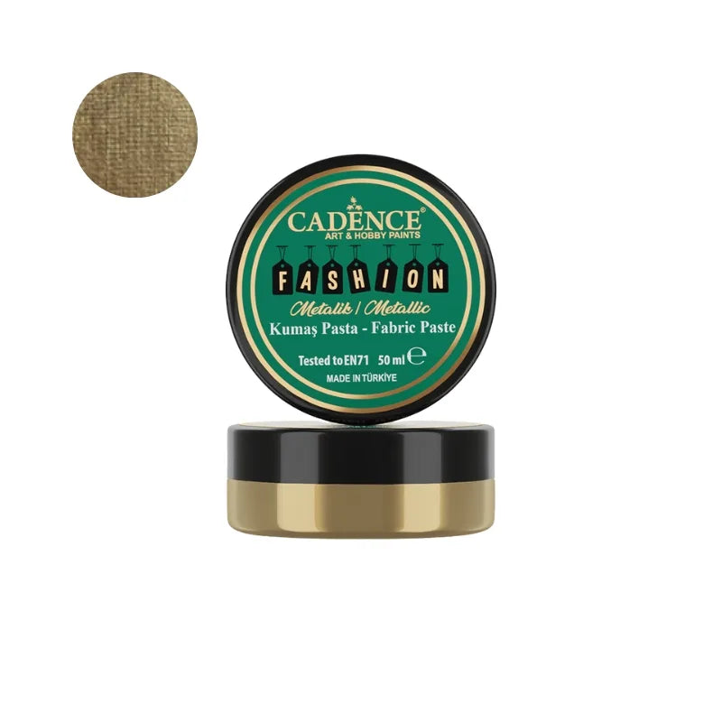 Cadence Fashion Metallic Fabric Relief Paste 50 ML