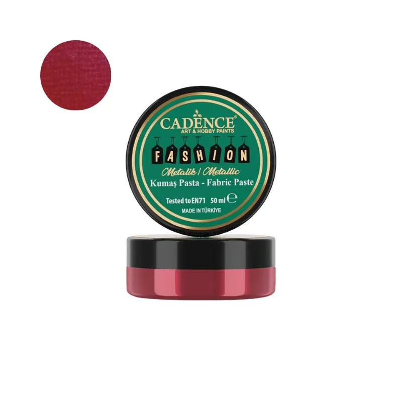 Cadence Fashion Metallic Fabric Relief Paste 50 ML