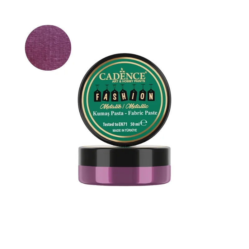 Cadence Fashion Metallic Fabric Relief Paste 50 ML