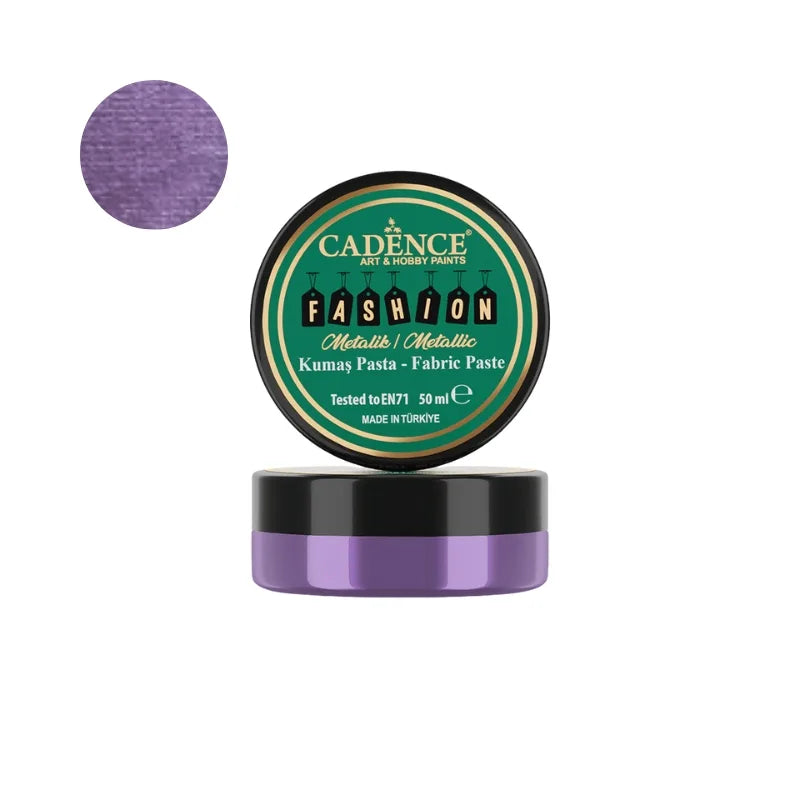 Cadence Fashion Metallic Fabric Relief Paste 50 ML