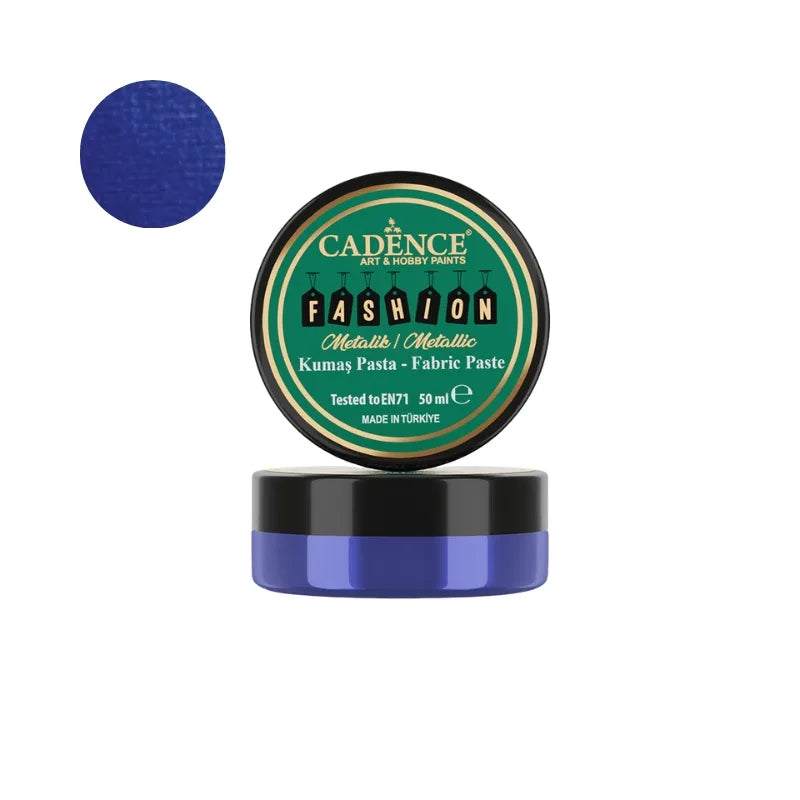 Cadence Fashion Metallic Fabric Relief Paste 50 ML