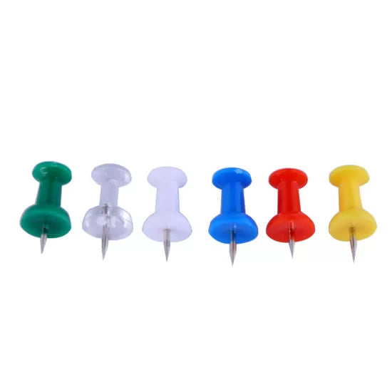 colored push pins