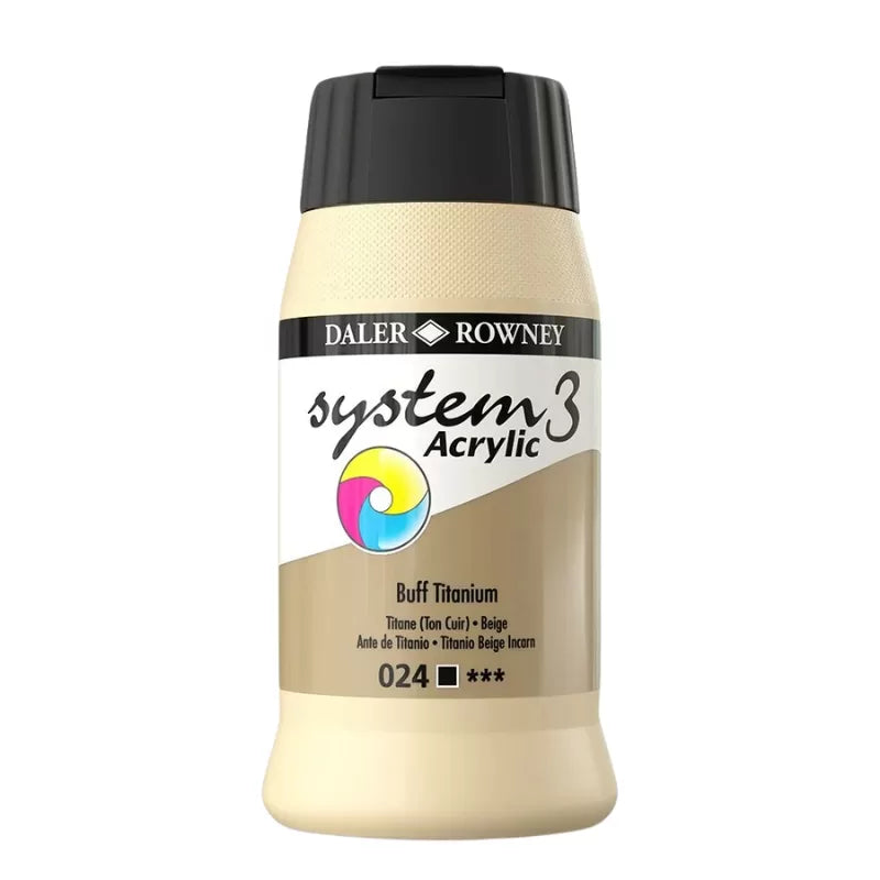 Daler Rowney System 3 Acrylic 500ML