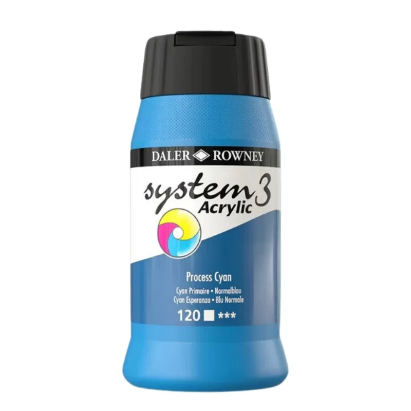 Daler Rowney System 3 Acrylic 500ML